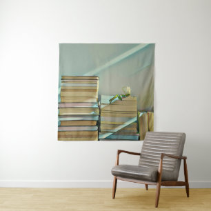 Library lover artwork tapestry