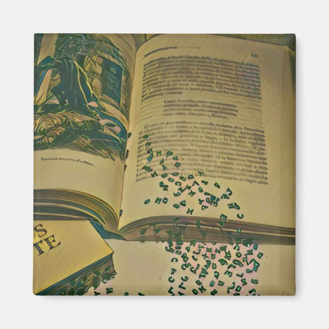 Library lover gift magnet (Front)