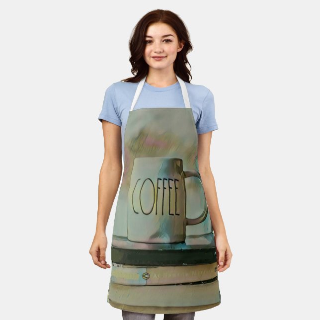 Library Lovers Gift Apron (Worn)