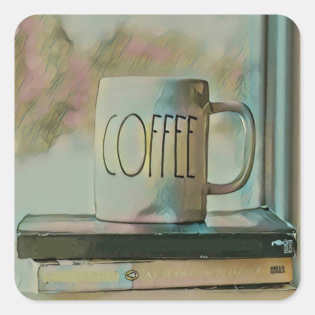 Library Lovers Gift Square Sticker (Front)