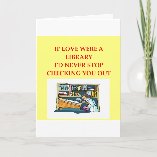 LIBRARY lovers Holiday Card (Front)