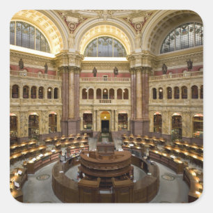 Library of Congress Square Sticker