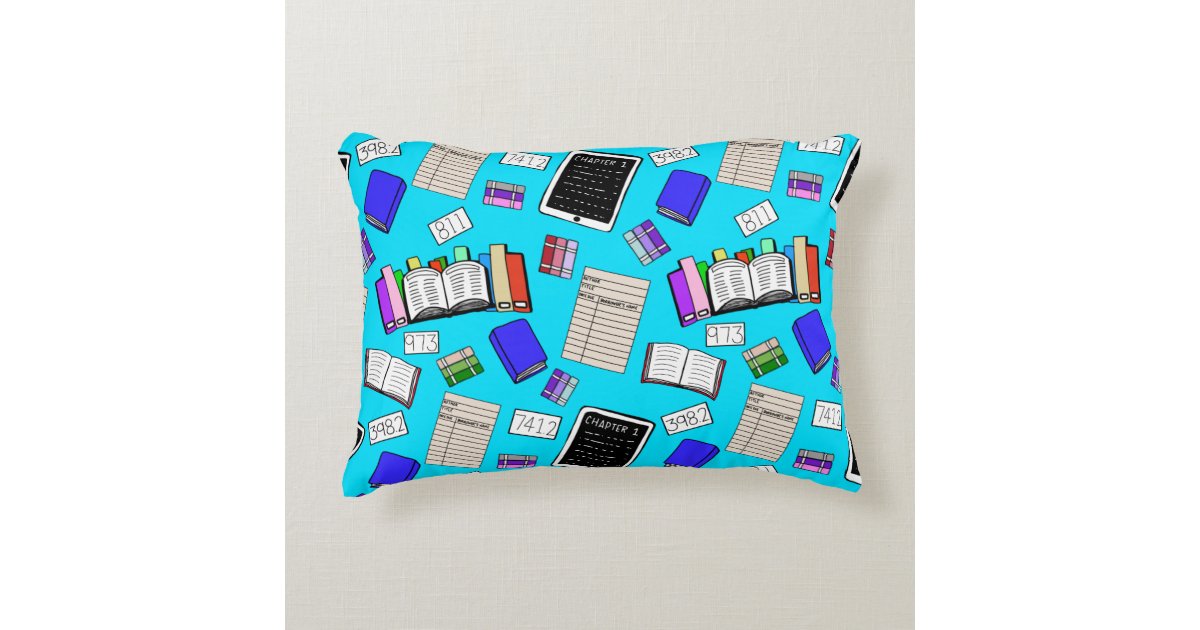Library pillow Zazzle.co.uk