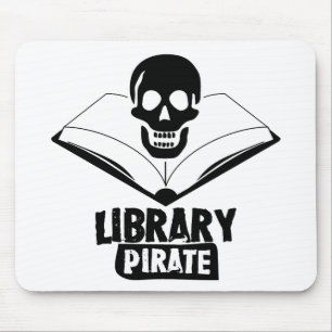 Library Pirate Mouse Mat