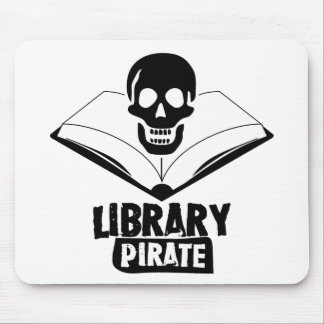 Library Pirate Mouse Mat