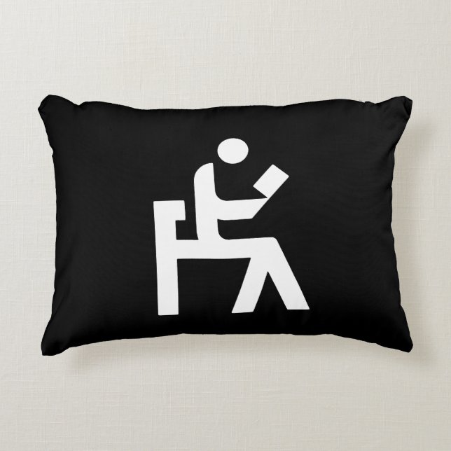 Library Reading Room Decorative Cushion (Front)
