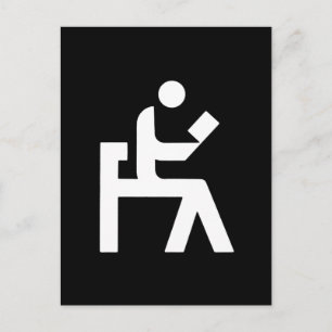 Library Reading Room Postcard