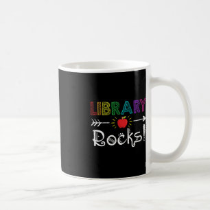 Library Rocks Teacher Student Fun Back To School G Coffee Mug