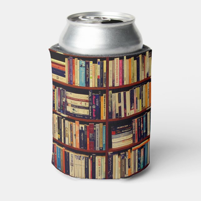 Library Shelves Can Cooler (Can Back)
