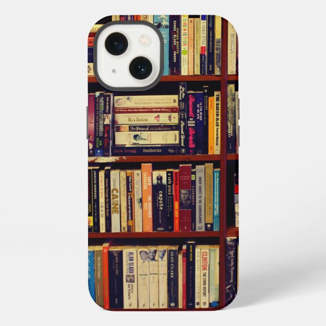 Library Shelves iPhone Case (Back)