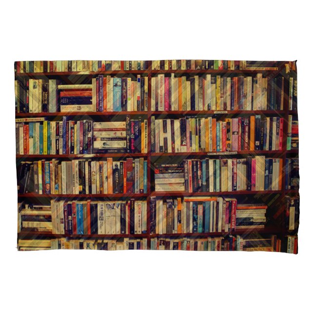 Library Shelves Pillowcase (Front)