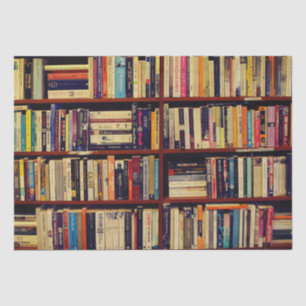 Library Shelves Tissue Paper