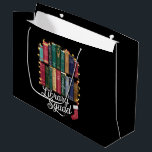 Library Squad Christmas Book Lovers Team Reading  Large Gift Bag<br><div class="desc">Library Squad Christmas Book Lovers Team Reading</div>
