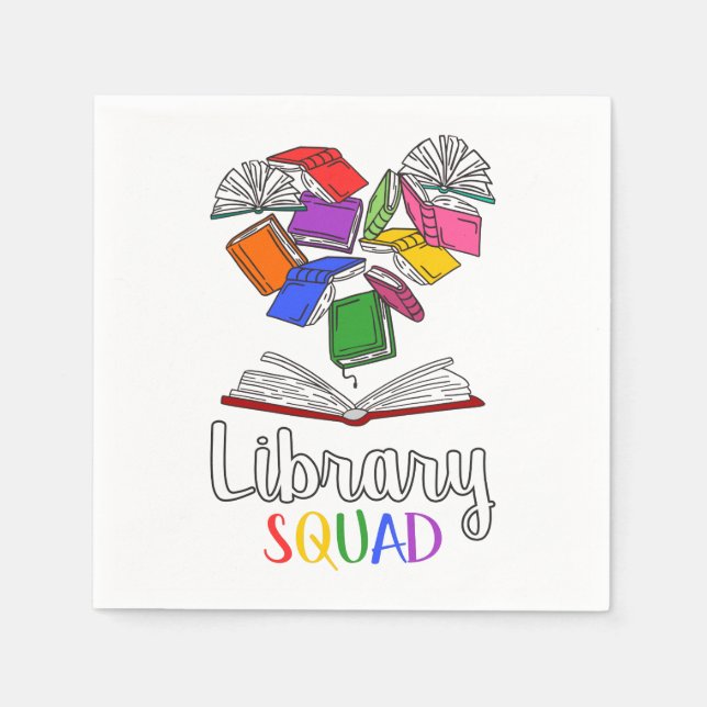 Library Squad I Napkin (Front)
