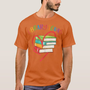 Library Squad Librarian Bookworm Book Lover T-Shirt
