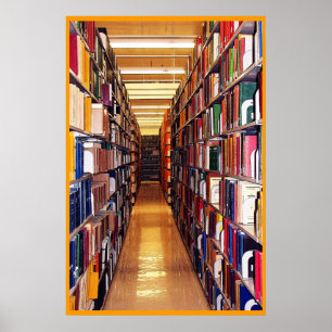 Library Stacks Poster