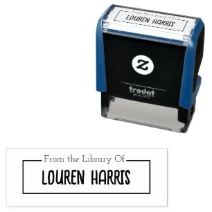 Library Stamp Book Stamp Self Inking