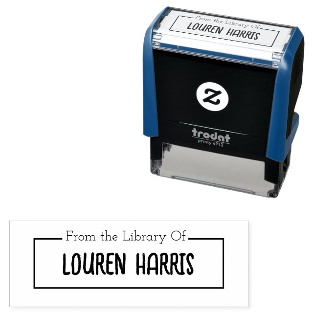 Library Stamp Book Stamp Self Inking (In Situ)