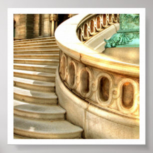 Library Steps Poster