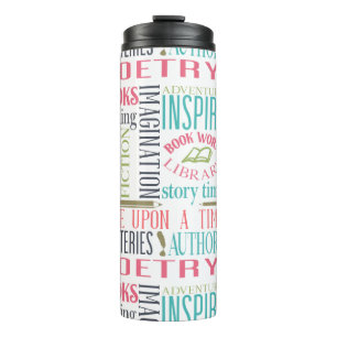 Library Subway Art Thermal Tumbler