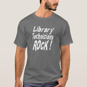 Library Technicians Rock! T-shirt