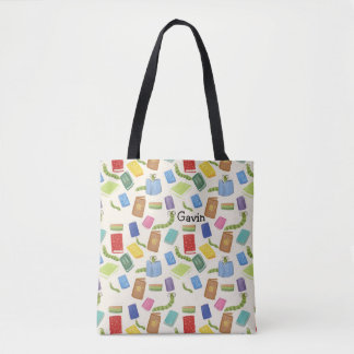 Library Tote Bag Personalised Cute Design