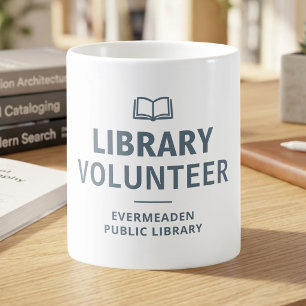 Library Volunteer Custom Coffee Mug