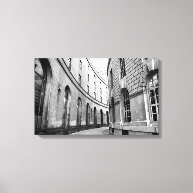 Library Walks, Manchester Canvas Print (Front)