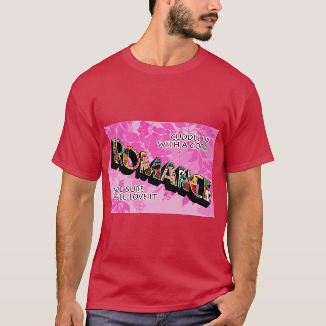 Library Week Postcard Romance T-Shirt (Front)