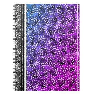 Libreta con espiral de diseño abstracto. notebook