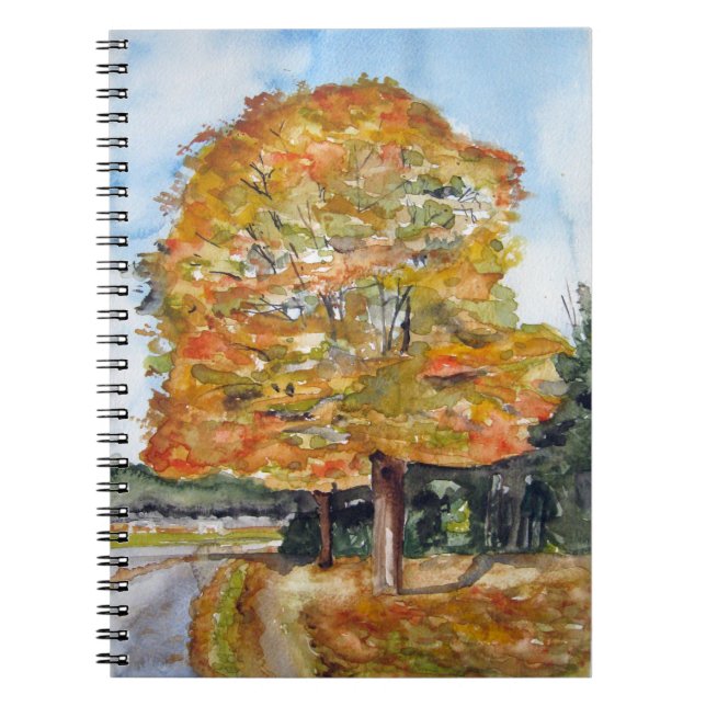 Libreta con Fælledparken en acuarela Notebook (Front)
