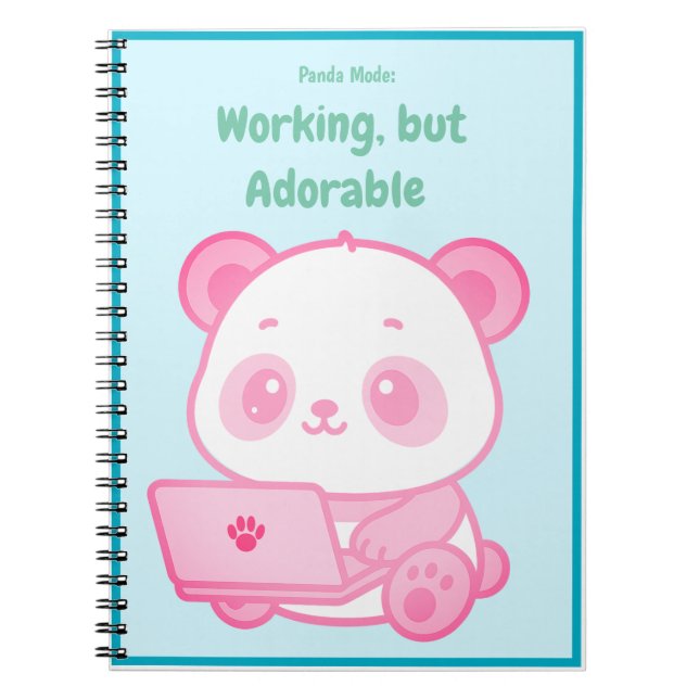 Libreta Panda Adorable Notebook (Front)