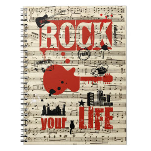 Libreta Rock your life 2 Notebook