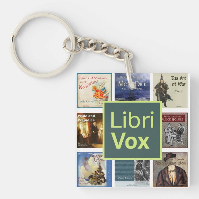 LibriVox Keychain (Front)
