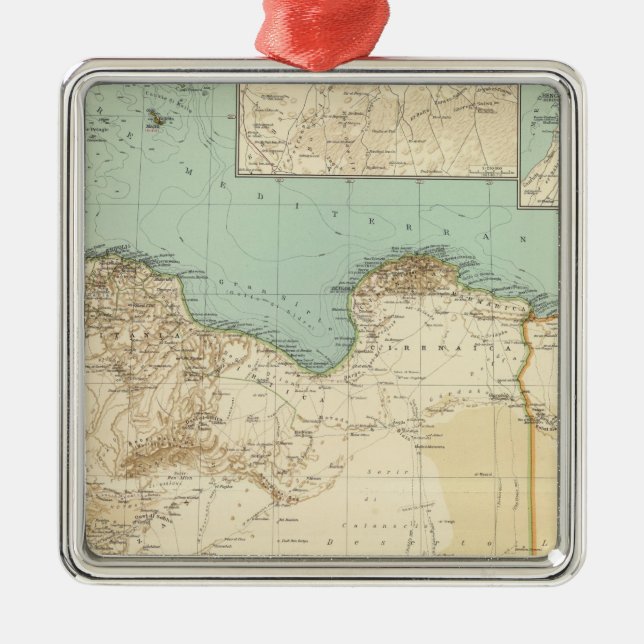 Libya 11314 metal tree decoration (Front)