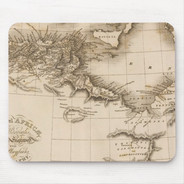 Libya, Africa Mouse Mat (Front)