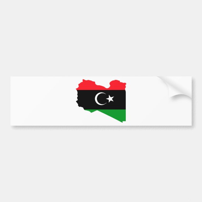 libya bumper sticker (Front)