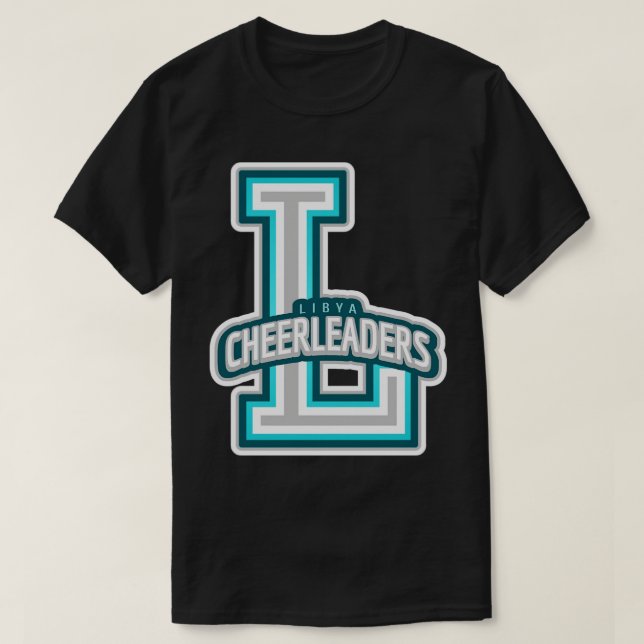 Libya Cheerleader T-Shirt (Design Front)