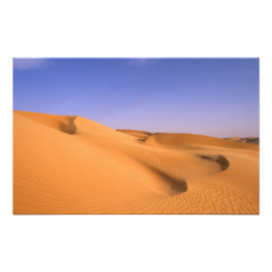 Libya, Fezzan, Sahara desert, Erg Murzuq, Sand Photo Print