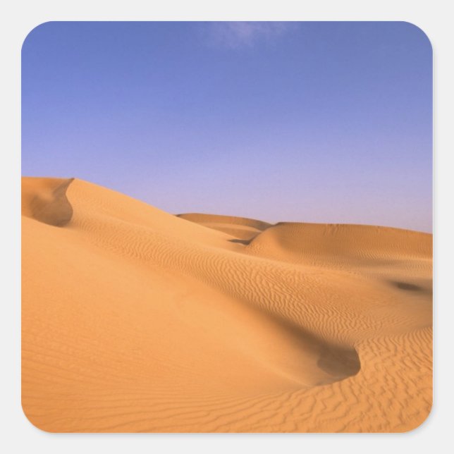 Libya, Fezzan, Sahara desert, Erg Murzuq, Sand Square Sticker (Front)