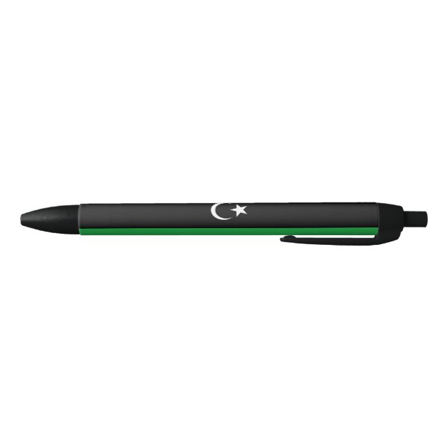Libya Flag Black Ink Pen (Bottom)