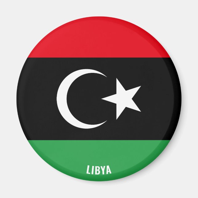 Libya Flag Charming Patriotic Magnet (Front)