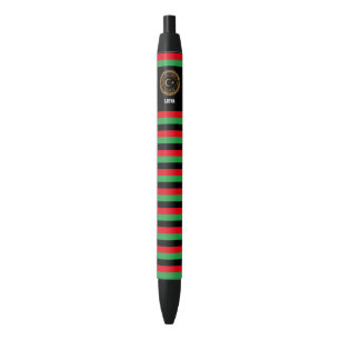 Libya Flag Cute Patriotic Black Ink Pen