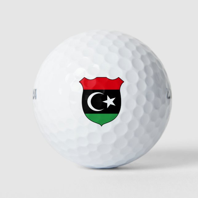 Libya Flag Grand Patriotic Golf Balls (Front)