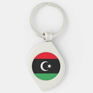 Libya Flag Key Ring