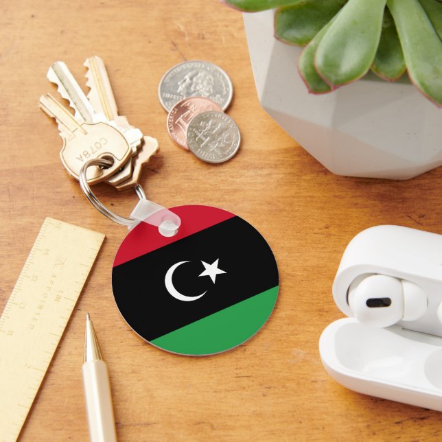 Libya flag key ring (Desk)