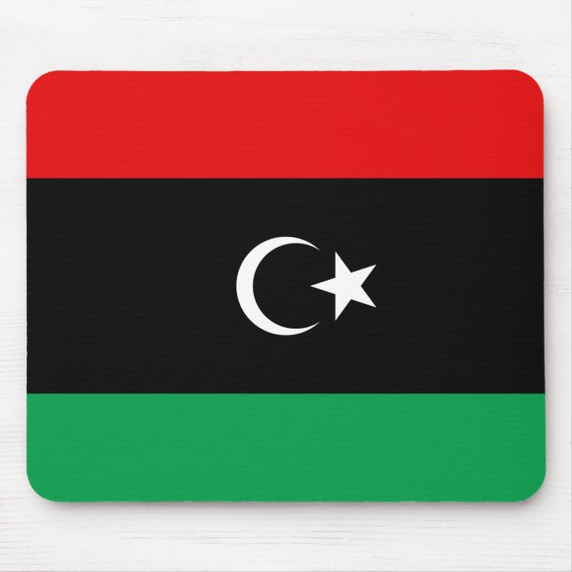 Libya Flag Mousepad (Front)