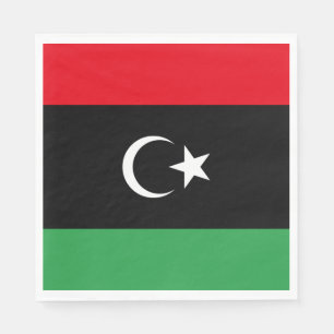 Libya Flag Napkin