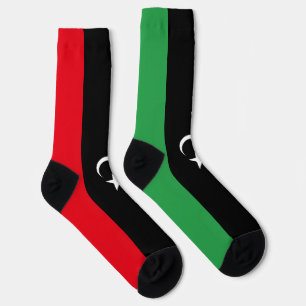 Libya Flag Socks