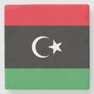 Libya Flag Stone Coaster